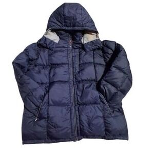 Foot Locker Down‎ Filled Men's 2XL Chunky Puffer Gorpcore Outerwear Hood Jacket